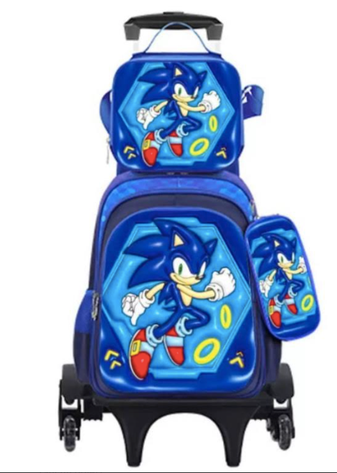Rolling School Backpack Set – Durable, Spacious, and Easy-to-Carry for Kids