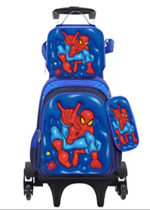 Rolling School Backpack Set – Durable, Spacious, and Easy-to-Carry for Kids